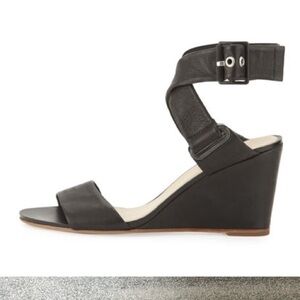 Rag & Bone Black Heeled Sandals with Ankle Strap